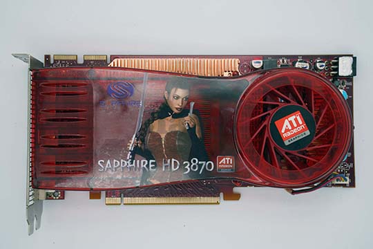 蓝宝石SAPPHIRE HD3870 512MB 显示卡（ATI Radeon HD3870芯片）